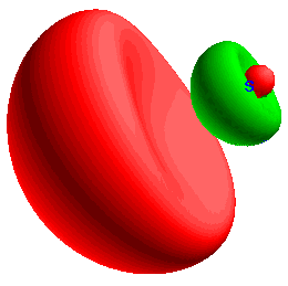 SC non-bonding orbital in a sulfur oxofluoride